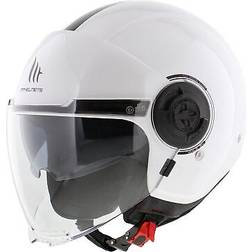 MT Helmets Mt jet viale helmet gloss white Unisex