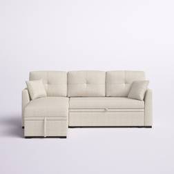 Wade Logan Barrientez Almond Sofa 85" 3 Seater