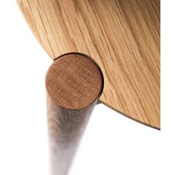 FDB Møbler D102 Søs 70 cm Massiv Ek Natural Soffbord 70cm