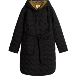 White Stuff Arlet Quilted Coat - Black