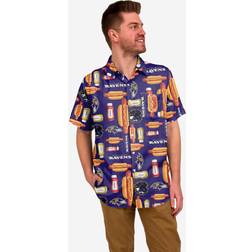 Foco Baltimore Ravens Grill Pro Button Up Shirt