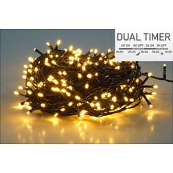 Spetebo Advent Winter Garden Decoration Black Ljusslinga 120 Lampor