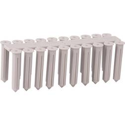Namron Spikplugg TKP1 5.5x30mm Vit 100 St 100st