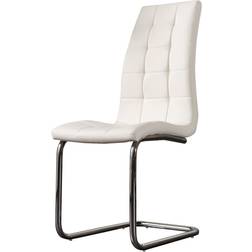 Furniturebox Palma White Kitchen Chair 104cm 2pcs