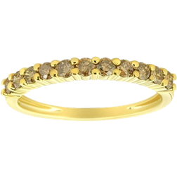 Haus of Brilliance Band Ring - Gold/Diamonds