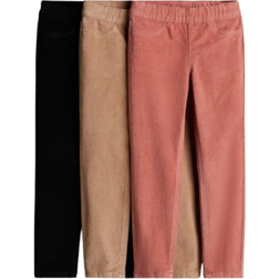 H&M Cord Jeggings 3-pack - Orange/Beige/Black (1228539002)