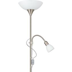 Eglo UP 2 Satin Nickel/White Golvlampa 176.5cm