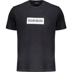 Napapijri Box Logo Relaxed T-Shirt Black