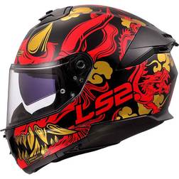 LS2 Casco Integrale FF808 Stream II Drako - Nero Rosso