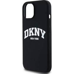 DKNY Silicone White Logo MagSafe Case for iPhone 12/12 Pro