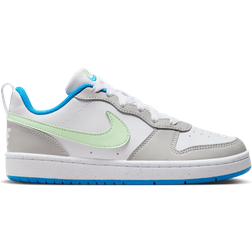 NIKE Court Borough Low Recraft GS - Light Iron Ore/Vapor Green/White