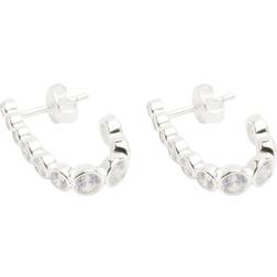 Ragbag Oda Earring - Silver/Transparent