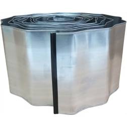 Apollo Galvanised Lawn Edging Roll 5 m - Silver
