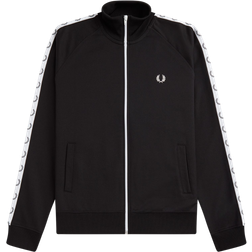 Fred Perry Taped Track Jacket - Black
