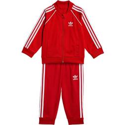 adidas Jogginganzug 'Adicolor' rot weiß