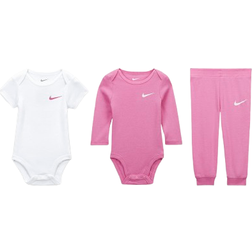 Nike Baby Essentials Bodysuit Set 3pcs - Playful Pink (56K732-AFN)