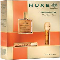 Nuxe The Infinite Glow Set Presentförpackning för Ansikte Kropp och Hår
