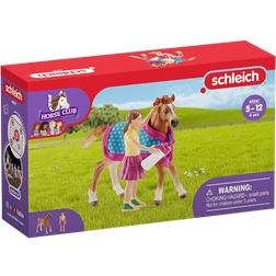 Schleich Horse Club Foal with Blanket 42361