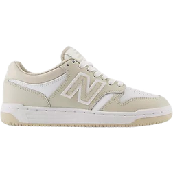 New Balance Big Kid's 480 - Timber Wolf/White