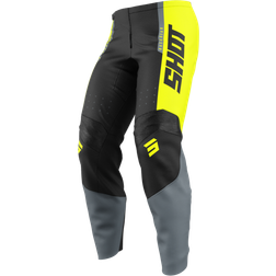 Shot Draw League Motocross Pants - Black/Grey/Yellow Junior
