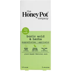 Boric Acid & Herbs 14 Vaginal Suppository