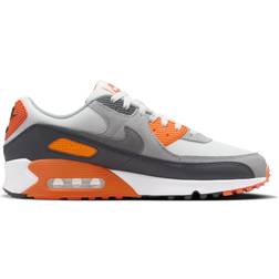 Nike Air Max 90 M - Summit White/Safety Orange/Dark Smoke Grey/Smoke Grey