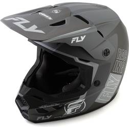 Fly Racing Kinetic Rally MX Helmet - Matte Grey Black White