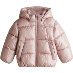 H&M Water-Repellent Puffer Jacket - Light Dusty Pink (1198097006)