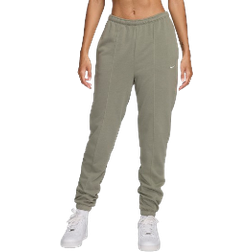 NIKE Sportswear Chill Terry Women's Slim High Waisted French Terry Tracksuit Bottoms - Light Army/Sail