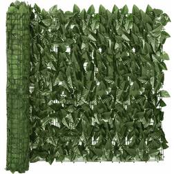 vidaXL Balcony Privacy Screen with Leaves 599.9x74.9cm