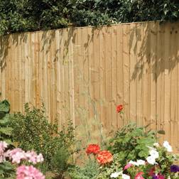 Rowlinson Closeboard Fence Panel - Brown (183 cm H x 91.5 cm W x 4.4 cm D)