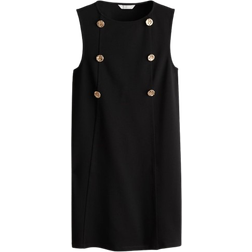 H&M Mini Dress with Buttons - Black