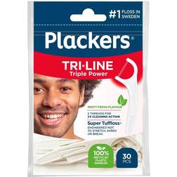 Plackers Tri-Line Mint 30-pack