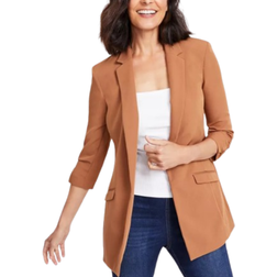 I.N.C International Concepts Women's Menswear Blazer - Brown Saira