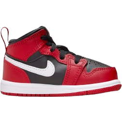 Nike Jordan 1 Mid TD - Black/Gym Red/White