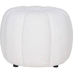 House Nordic Poef Stof Off White 38cm Ø48 x 38cm