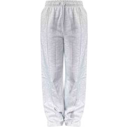 PrettyLittleThing Seam Detail Straight Leg Jogger - Ash Grey