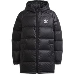 Adidas Junior Adicolor Elongated Down Jacket - Black/White