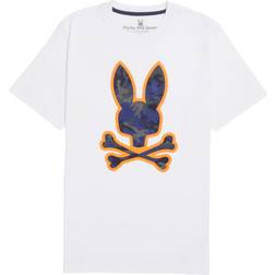 Psycho Bunny Mens Allen Camo Graphic Tee - White