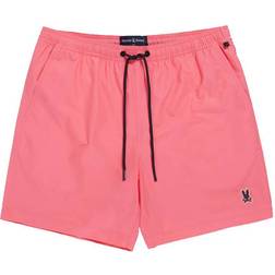 Psycho Bunny Mens Malta Hydrochromic Swim Trunk - Camellia Rose