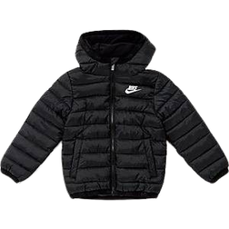 NIKE Kid's Swoosh Puffer Jacket - Black