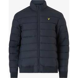 Lyle & Scott Jacka Funnel Neck Wadded Jacket Blå