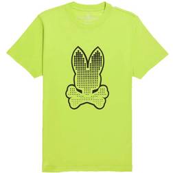 Psycho Bunny Stripe Graphic Tee - Lime Granita