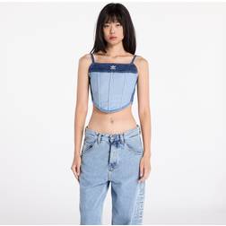 Kseniaschnaider Corset - Medium Blue Denim