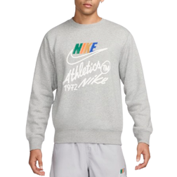 Nike Club Fleece Men's Crew - Dark Grey Heather/Light Smoke Grey