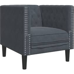 vidaXL 372674 Dark Grey Lænestol 70.5cm