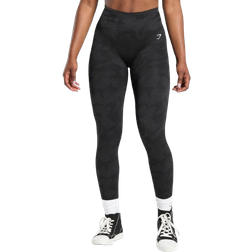 Gymshark Adapt Camo Seamless Leggings - Black/Asphalt Grey