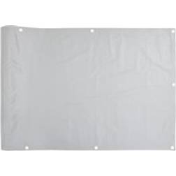 vidaXL Altanafskærmning 400x90 cm PVC Grå