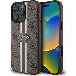 Guess 4G Printed Stripes MagSafe Case for iPhone 16 Pro