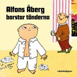 Alfons Åberg borstar tänderna (bok, board book) (Inbunden)